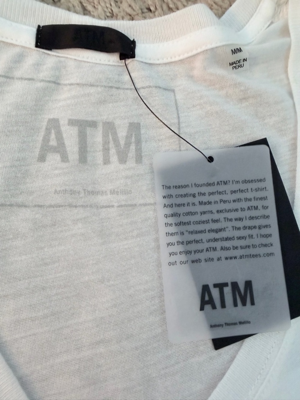 ATM Anthony Thomas Melillo White Scoop Neck Tank Top - Picture 7 of 10